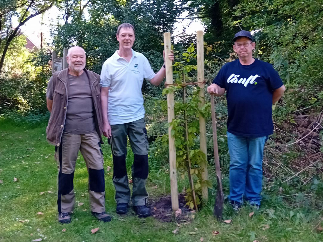 Angelsportverein Hage e.V. nimmt an der Baumpflanz-Challenge 2025 teil